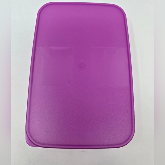 NOS VINTAGE TUPPERWARE FREEZER MATES SET OF 14 PIECES PURPLE LIDS 1990S STORAGE - Picture 13 of 15